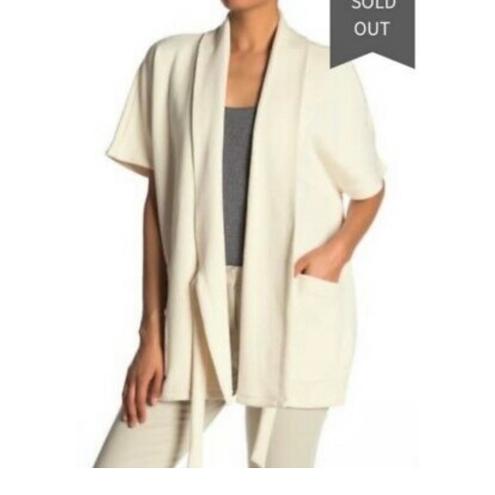 Eileen Fisher petite belted cardigan